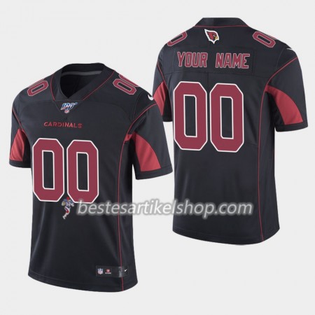 Herren Arizona Cardinals Trikot Nike Schwarz 100th - Personalisiert